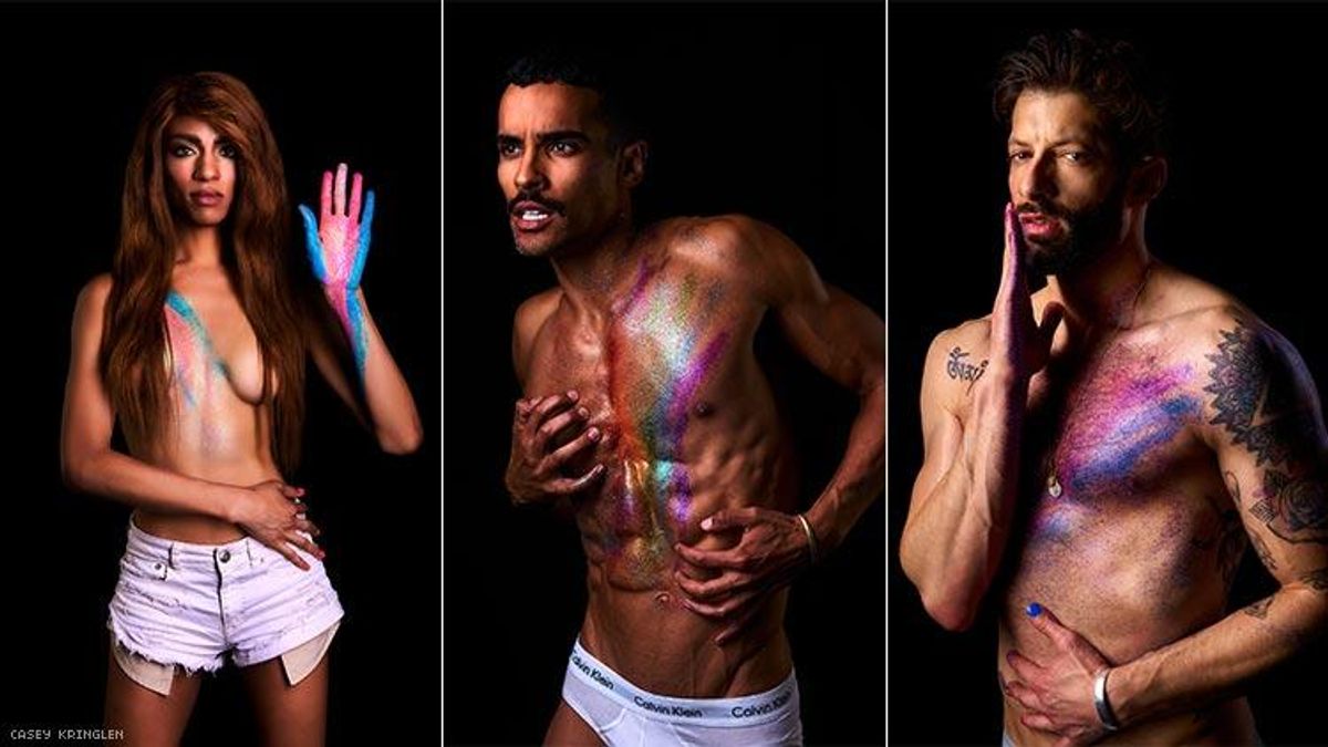 This Stunning Photo Series Shows LGBT People Covered in Pride