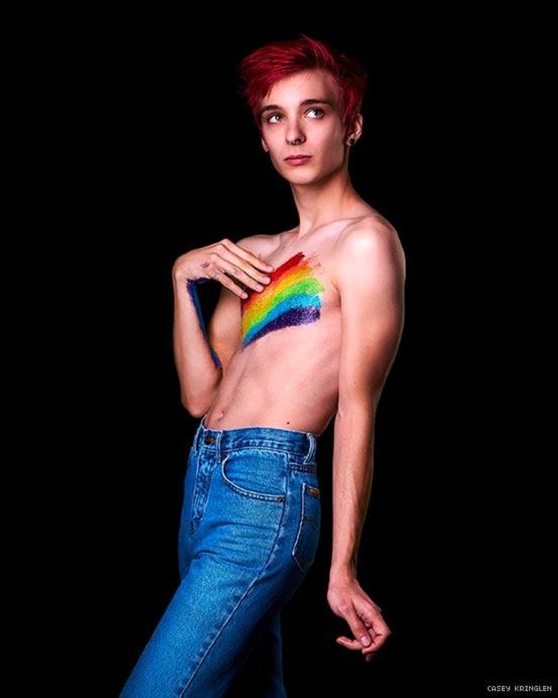 This Stunning Photo Series Shows LGBT People Covered in Pride