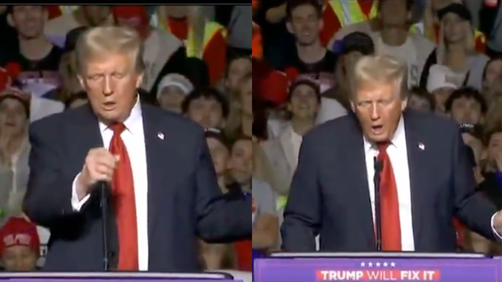 30 HILARIOUS reactions to Trump acting out his fantasies with a microphone stand