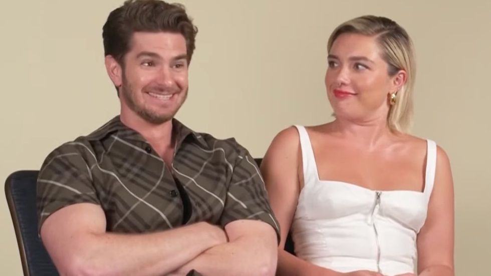 Andrew Garfield and Florence Pugh