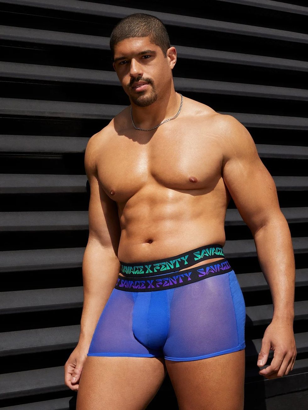 Pro Wrestler Shows Off Sexy Bod In Fenty X Savage Pride Collection