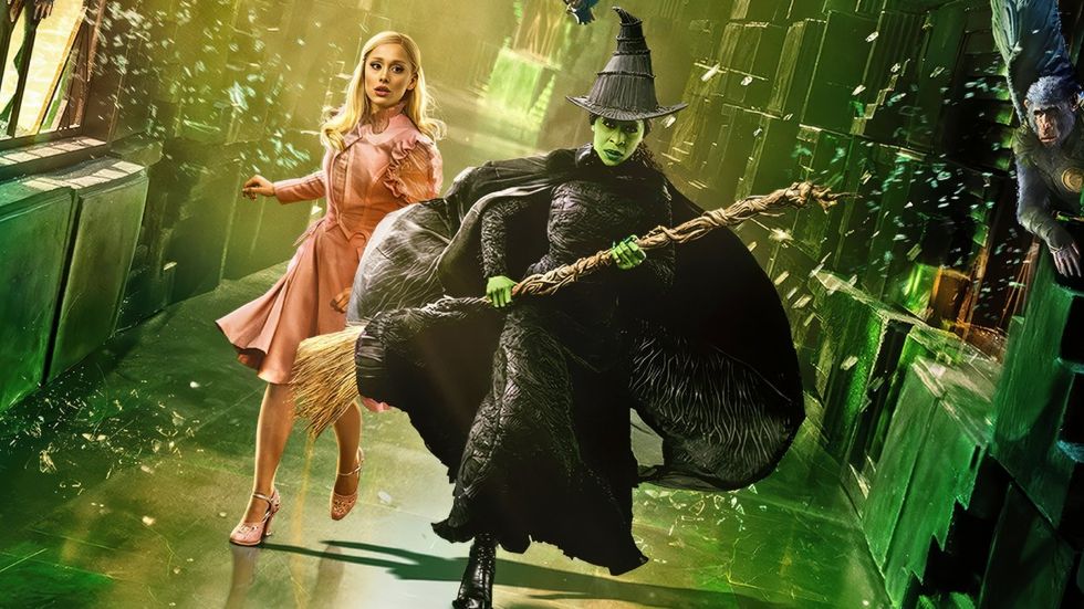 Ariana Grande and Cynthia Erivo in Wicked poster