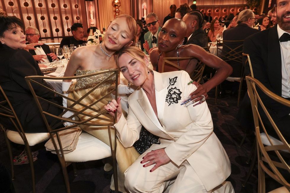 Ariana Grande, Kate Winslet, and Cynthia Erivo