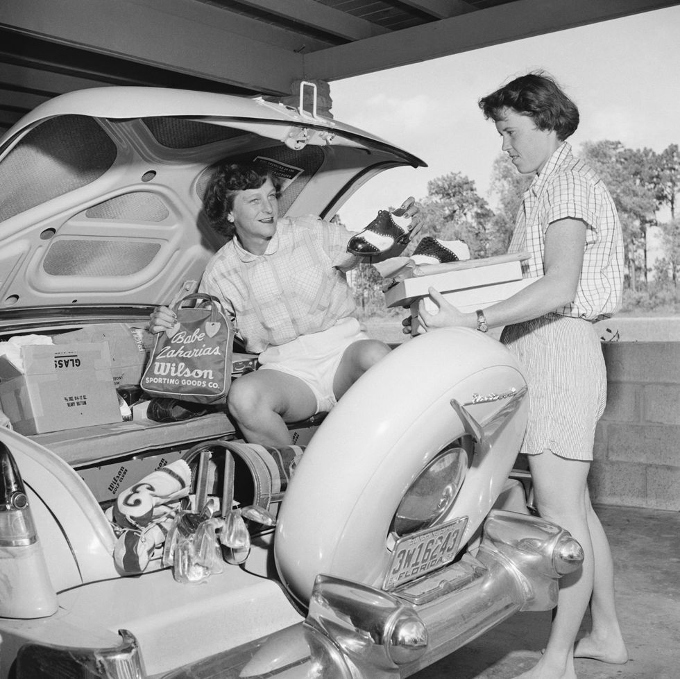 Babe Didrikson and Betty Dodd