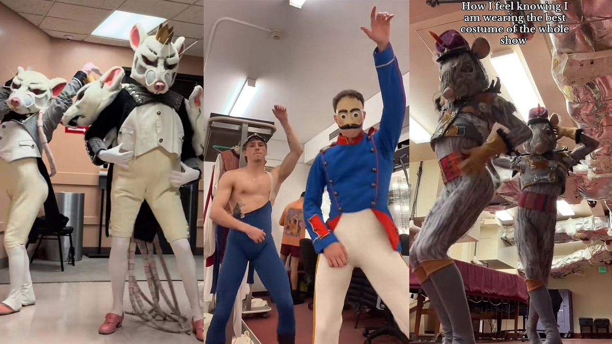 Ballet dancers in The Nutcracker on TikTok