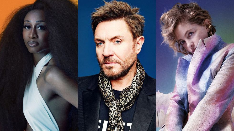 Beverley Knight , Simon Le Bon,, Alison Goldfrapp