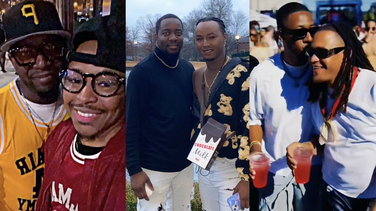 Black gay couples photos on social media Black queer joy