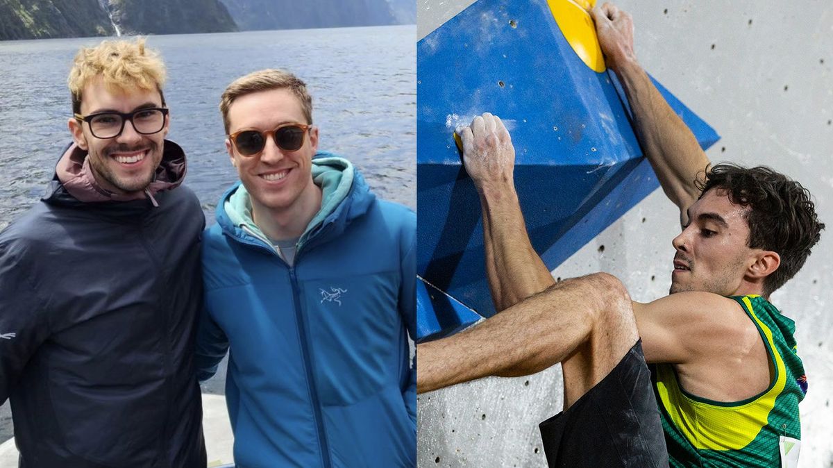 Campbell Harrison is an out gay Olympic climber