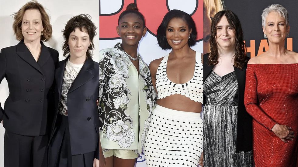 celebrities with trans children Sigourney Weaver; Gabrielle Union; Jamie Lee Curtis