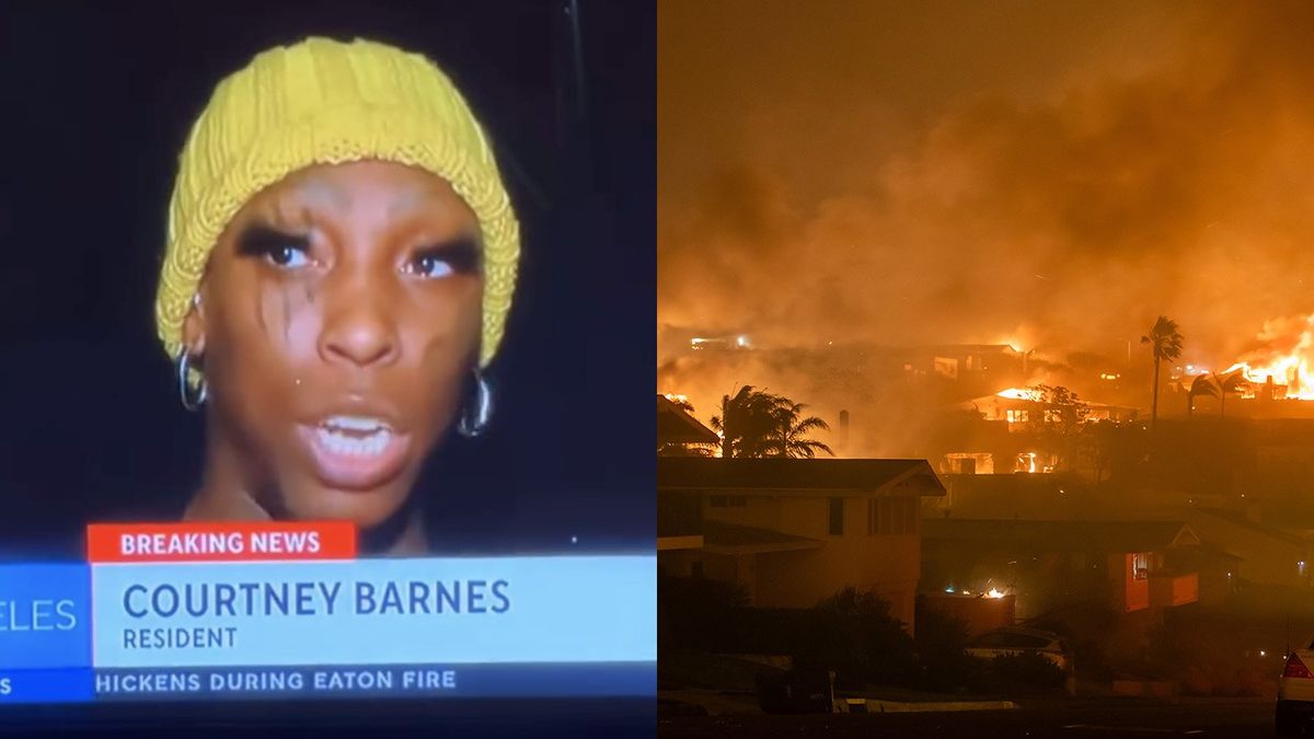 Courtney Barnes and the Los Angeles area fires 2025