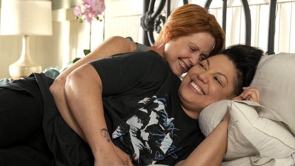 Cynthia Nixon and Sara Ramirez