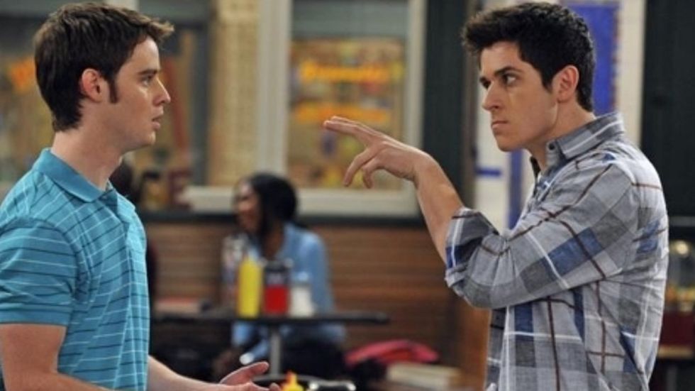 Dan Benson and David Henrie