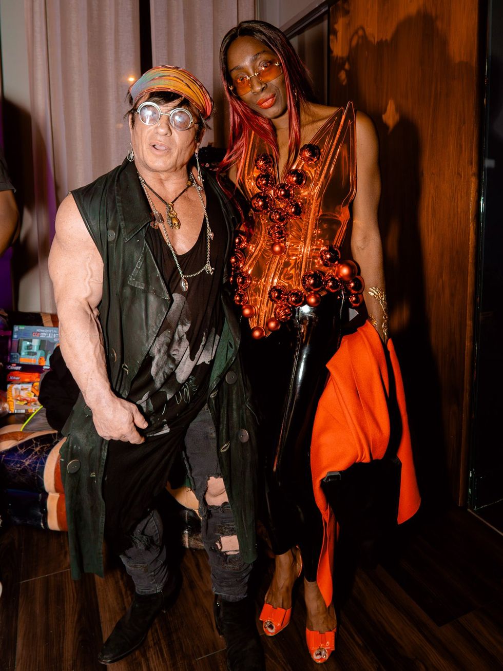 David Barton Susanne Bartsch Toy Drive 2024 annual queer holiday charity event