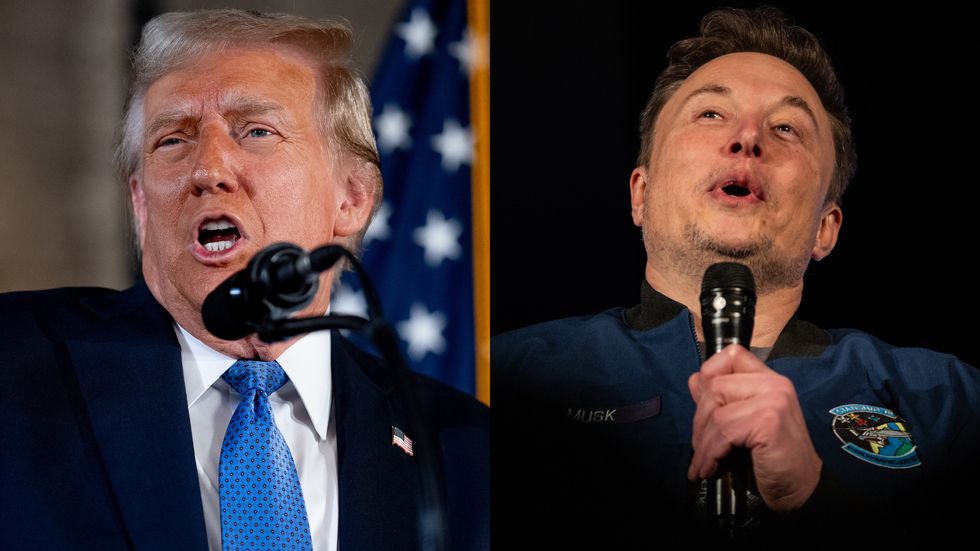 Donald Trump and Elon Musk