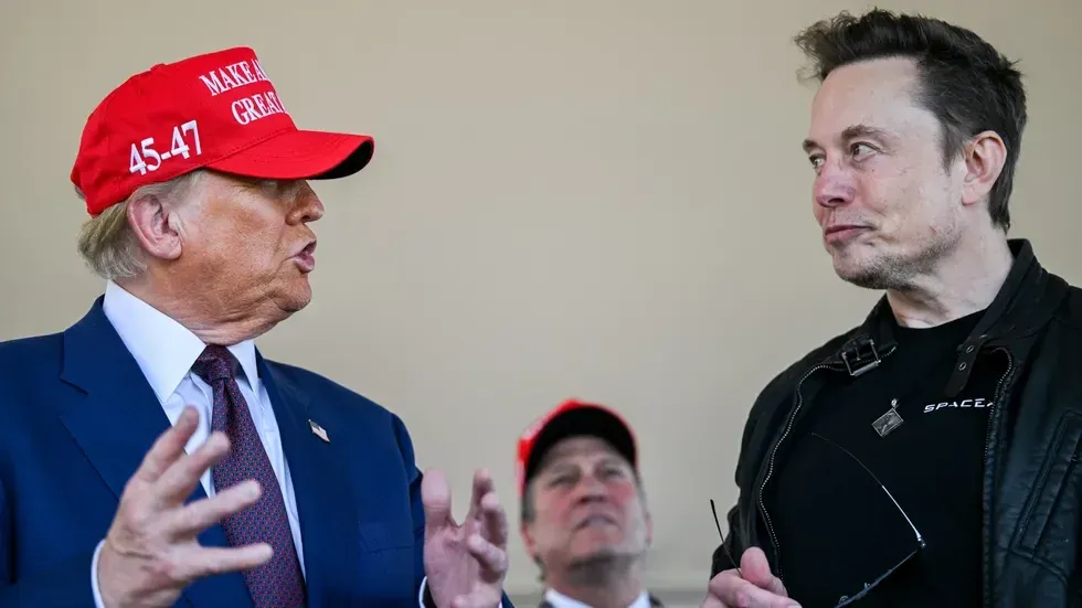 Donald Trump and Elon Musk