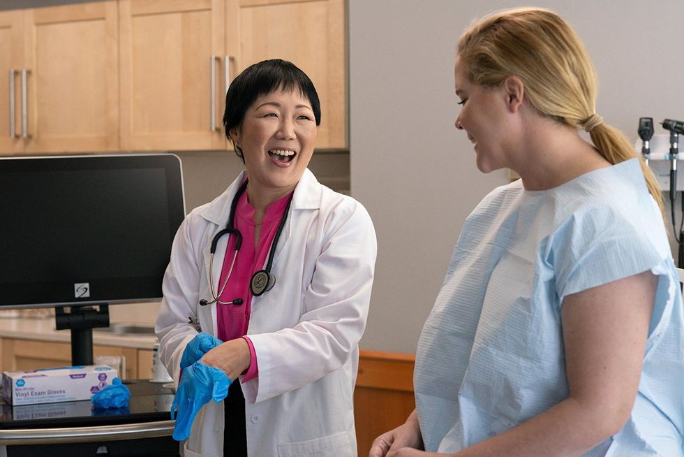 Dr. Coll (Margaret Cho) and Beth (Amy Schumer), shown.