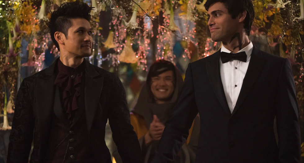 favorite boyfriends: Alec and Magnus, Shadowhunters