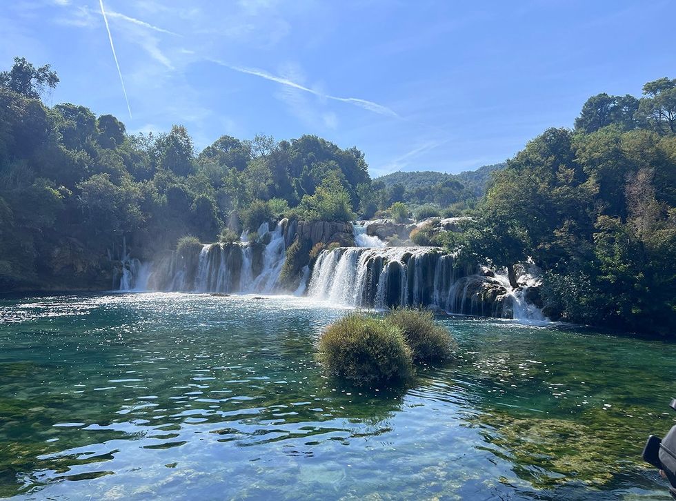 Finding community on our first luxury LGBTQ+ cruise. Waterfalls at Krka National Park in Croatia