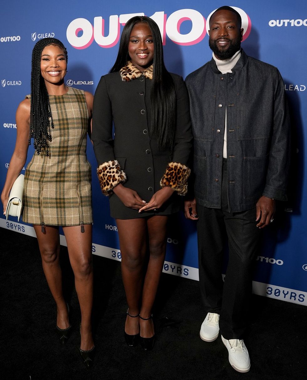 Gabrielle Union-Wade, Zaya Wade, Dwayne Wade