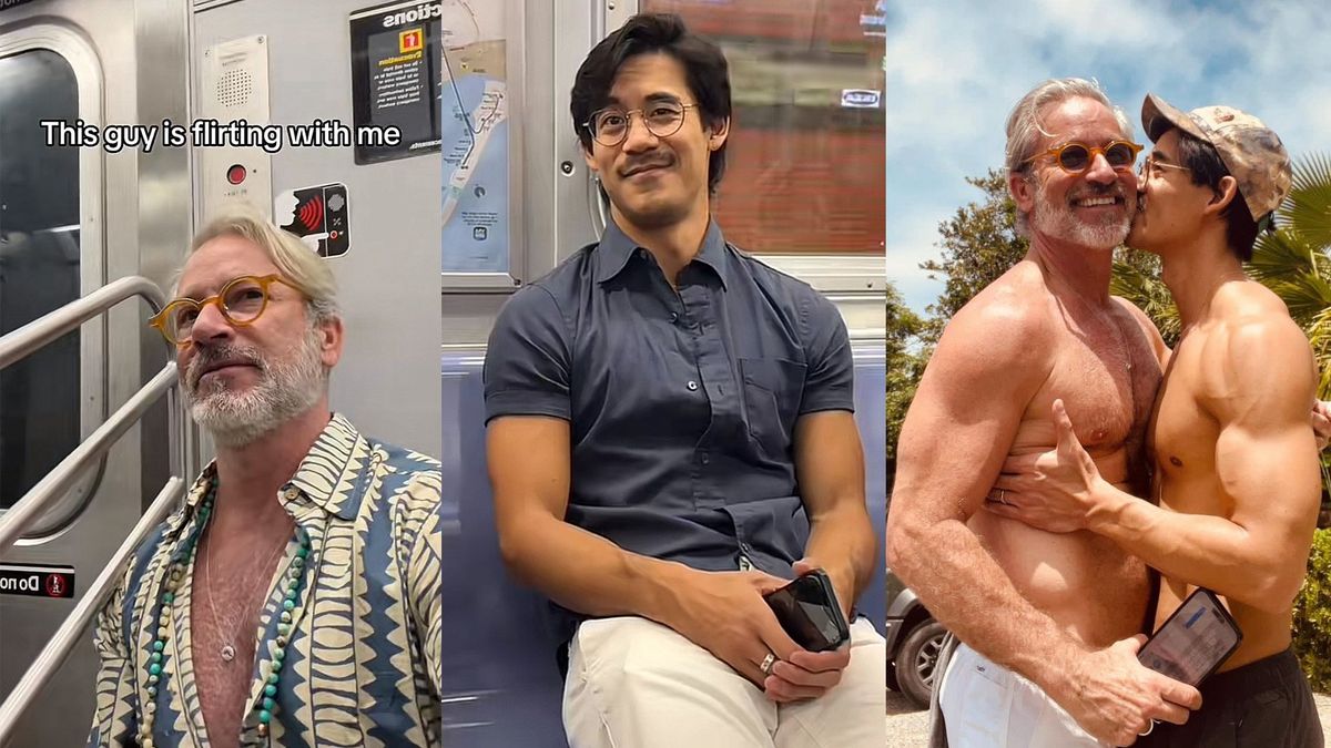 Garrett Swann and Bennett Chin are going viral on TikTok for a cute subway flirt video