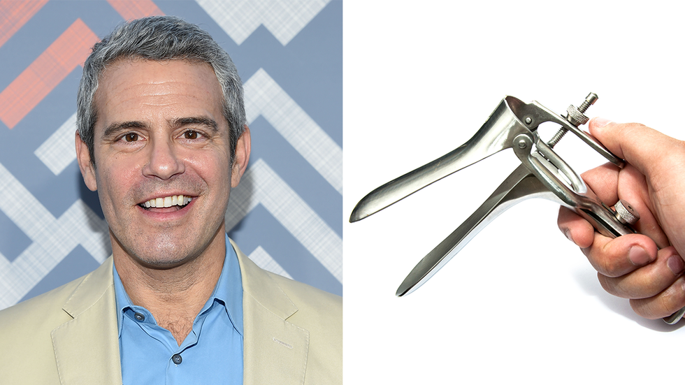 Gay Bravo host Andy Cohen gets schooled on what a speculum is and we’re howling