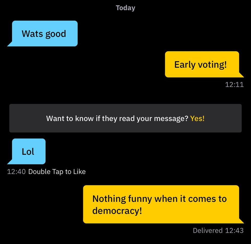 GRINDR voting early reactions