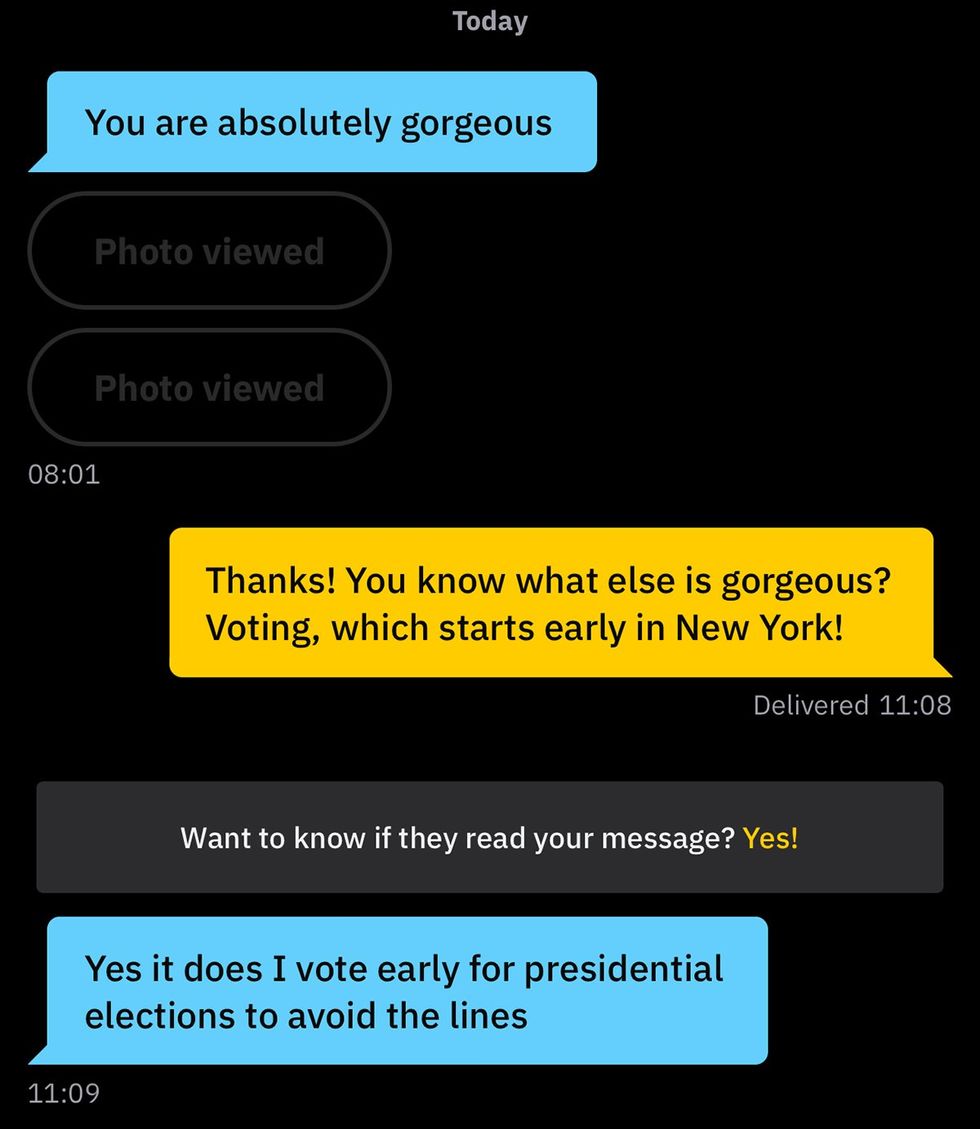 GRINDR voting early reactions