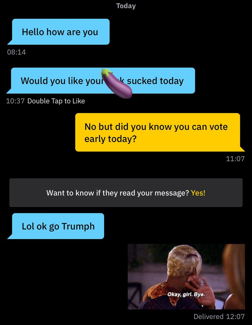 GRINDR voting early reactions