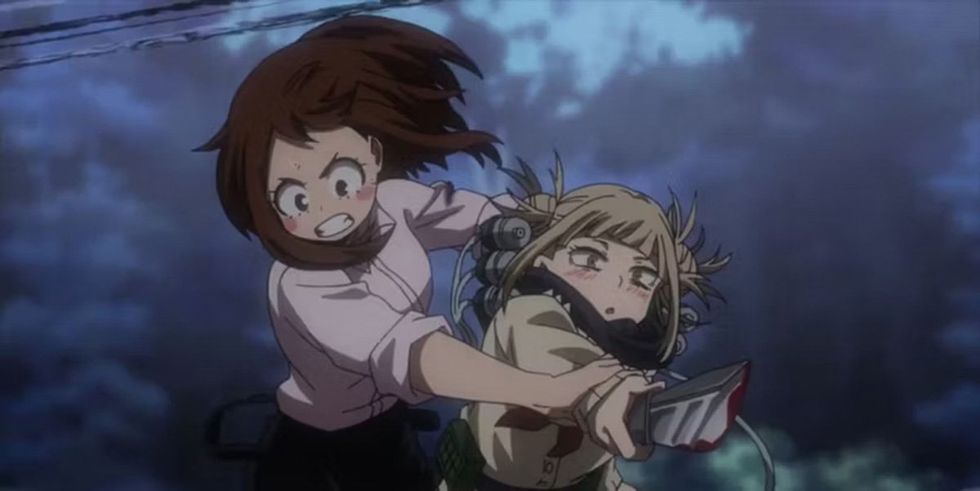 Himiko Toga sacrifices herself for love, saving Ochaco Uraraka