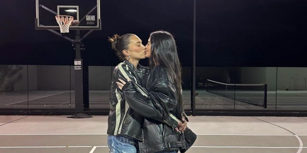 Kylie Jenner Accused Of Queerbaiting Over Valentine's Day Kiss