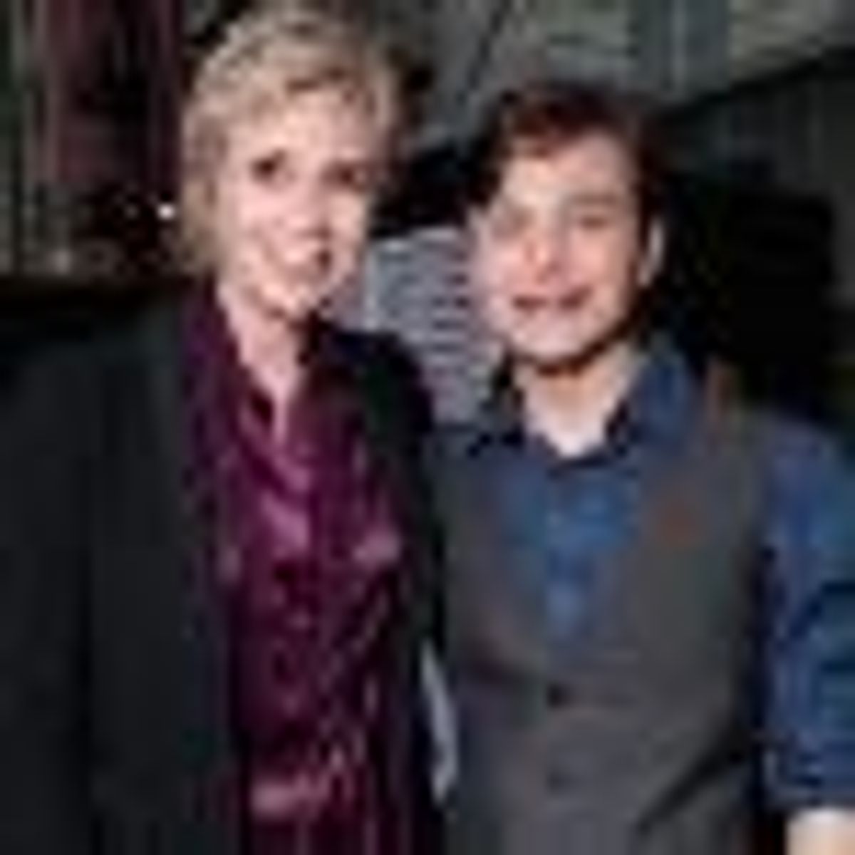 Jane Lynch and Chris Colfer Talk Golden Globes Nominations: Video