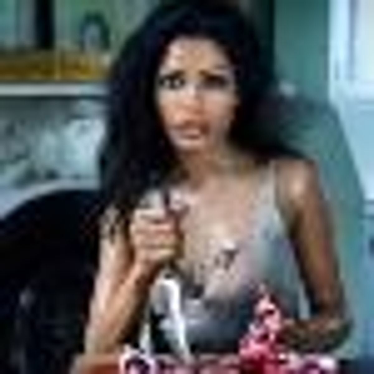 SheWired's Shot of the Day: Freida Pinto and a Pomegranate for 'GQ'