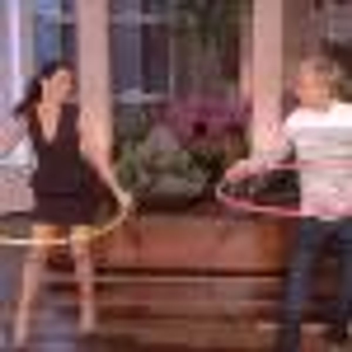 SheWired's Salacious Shot of the Day: Marisa Tomei, Ellen and a Hula Hoop