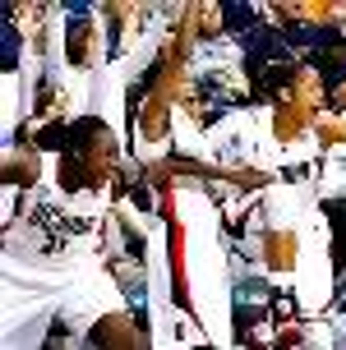 UConn Women's Record Breaking Game Celebrated with Bizarre One-Man Village People Half-Time Act: Video 