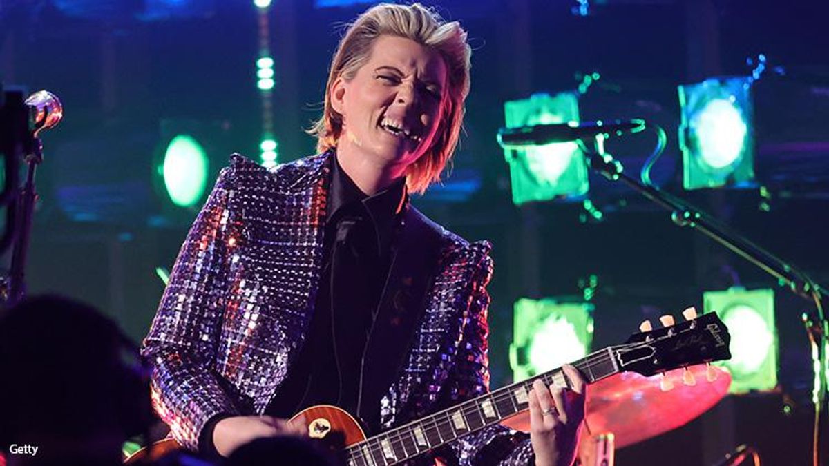 Brandi Carlile Glimmers in Rainbow During Stunning Grammys Performance