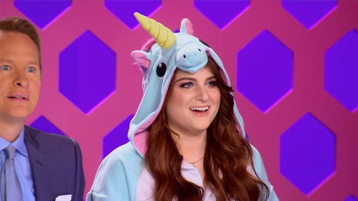 Meghan Trainor Apologizes for 'Drag Race' Onesie, Denies Stealing Food