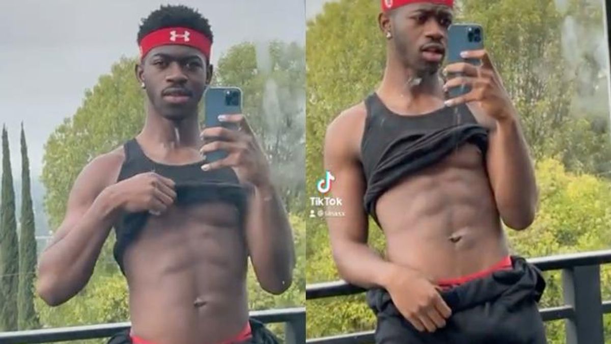 Watch Lil Nas X's Shamelessly Arousing Thirst Trap From TikTok