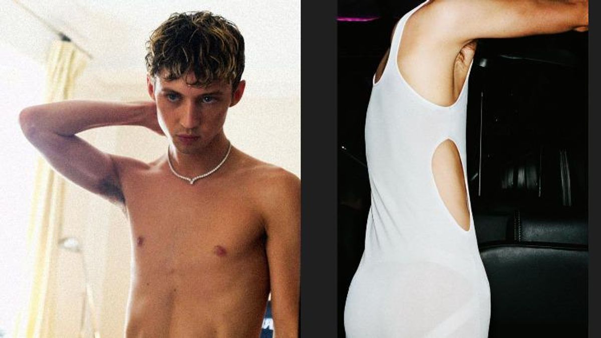 Troye Sivan Wore a Jockstrap Under 2021 Met Gala Afterparty Dress