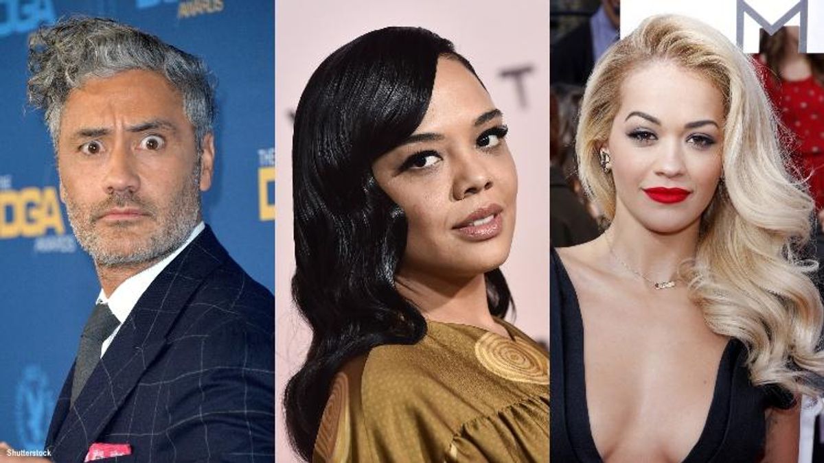 There Are Pics of Tessa Thompson, Rita Ora, & Taika Waititi Making Out