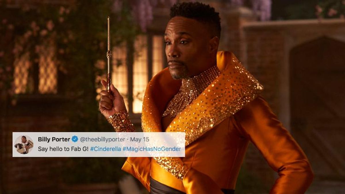 Billy Porter Stuns As Fab G in 'Cinderella' First Look Pic