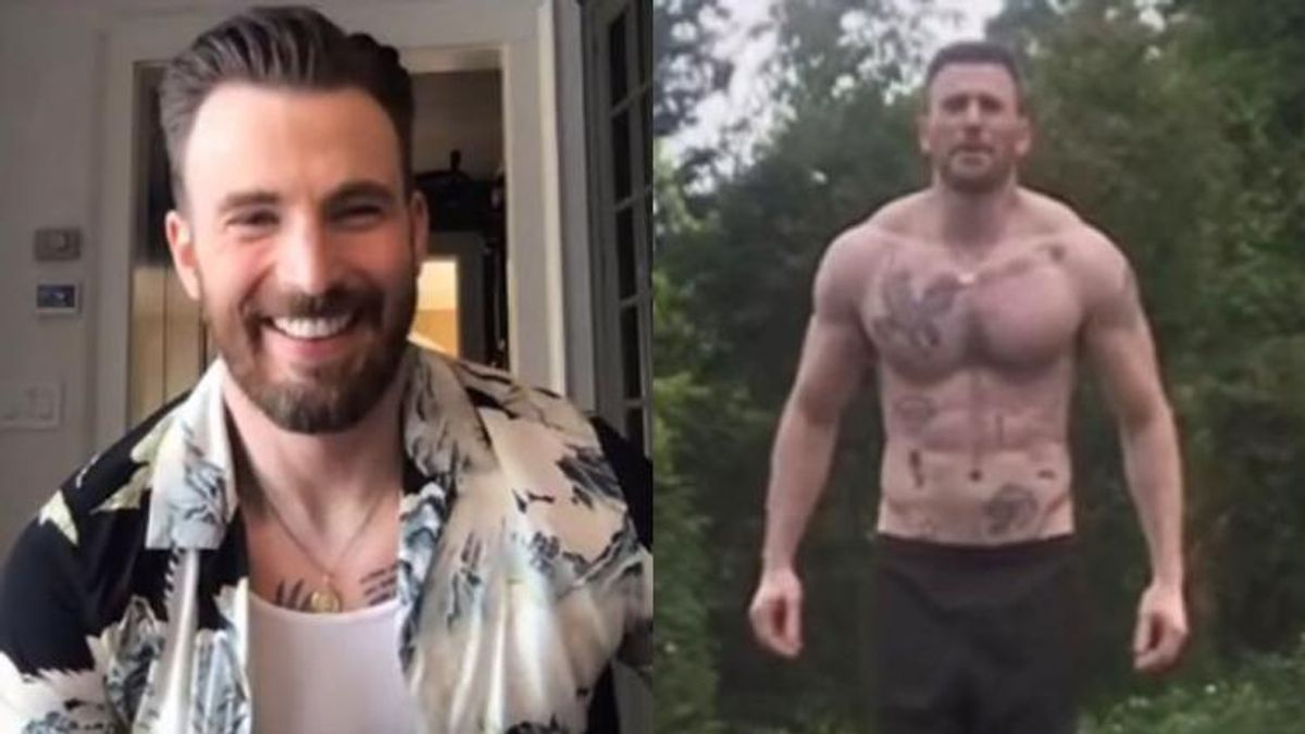 The Internet Is Still Discovering Chris Evans' Sexy Chest Tattoos