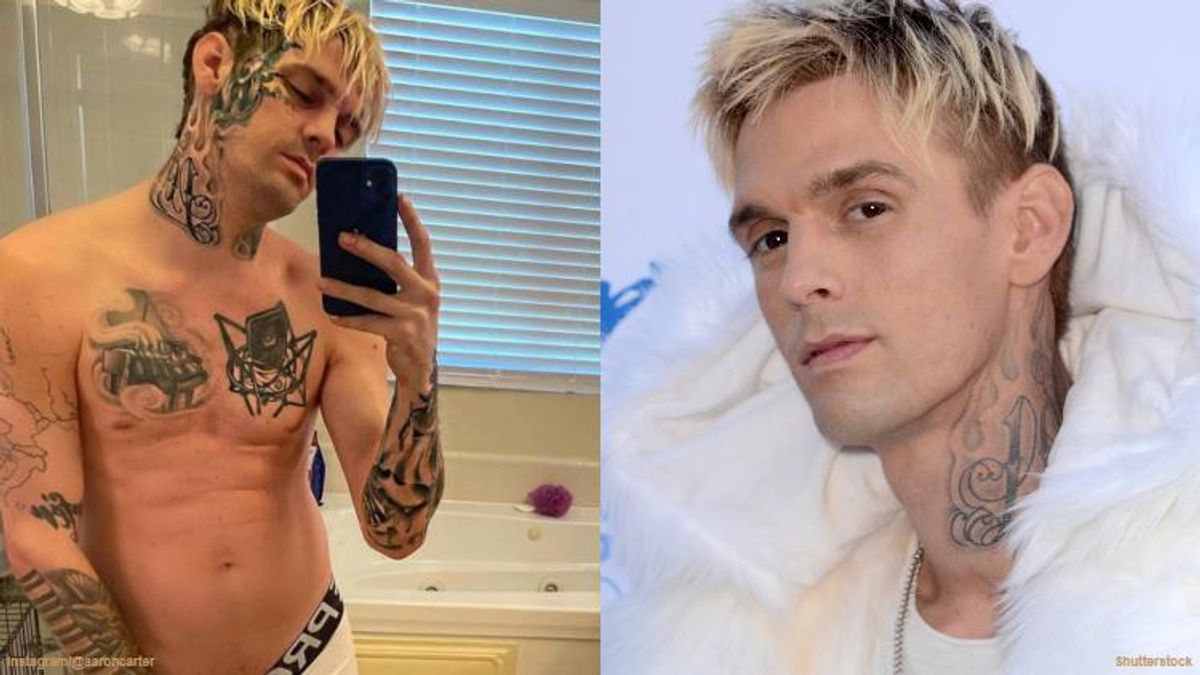 Aaron Carter Showed Off A LOT on Instagram & We Have No Words