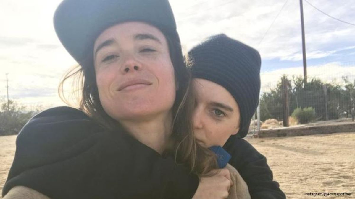 Elliot Page's Wife Emma Portner Perfectly Shuts Down Internet Troll