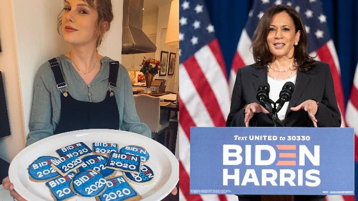 Kamala Harris Thanks Taylor Swift For Her Powerful, First Political Ad