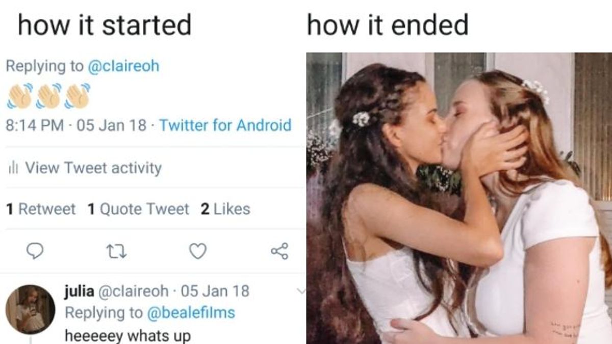 LGBTQ+ Couples Are Sharing How They Met on Twitter & It's So Damn Cute