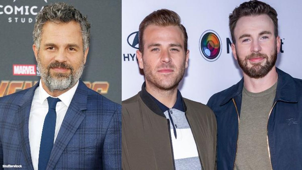 Mark Ruffalo & Scott Evans Poked Fun at Chris Evans' Leaked Pic