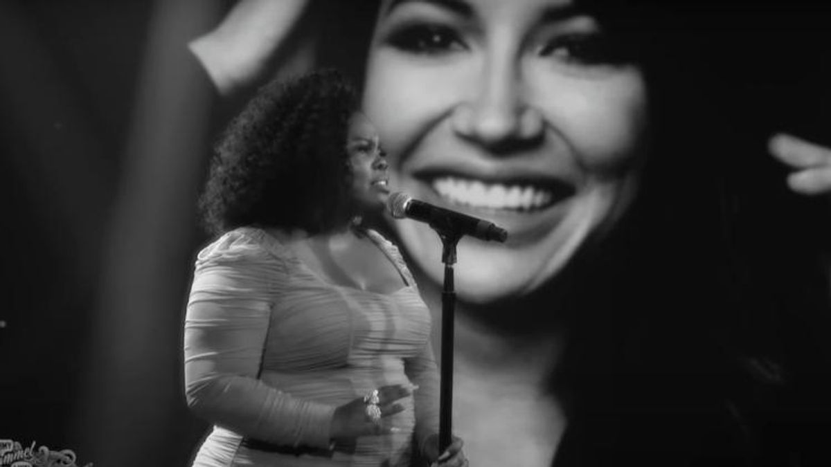 Amber Riley Performs Emotional Tribute to Naya Rivera on Jimmy Kimmel