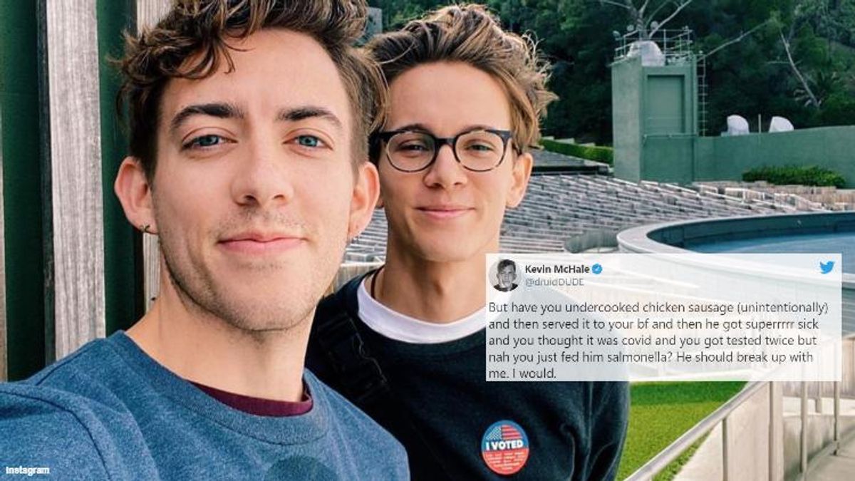 Kevin McHale's Sausage Accidentally Made His Boyfriend Sick