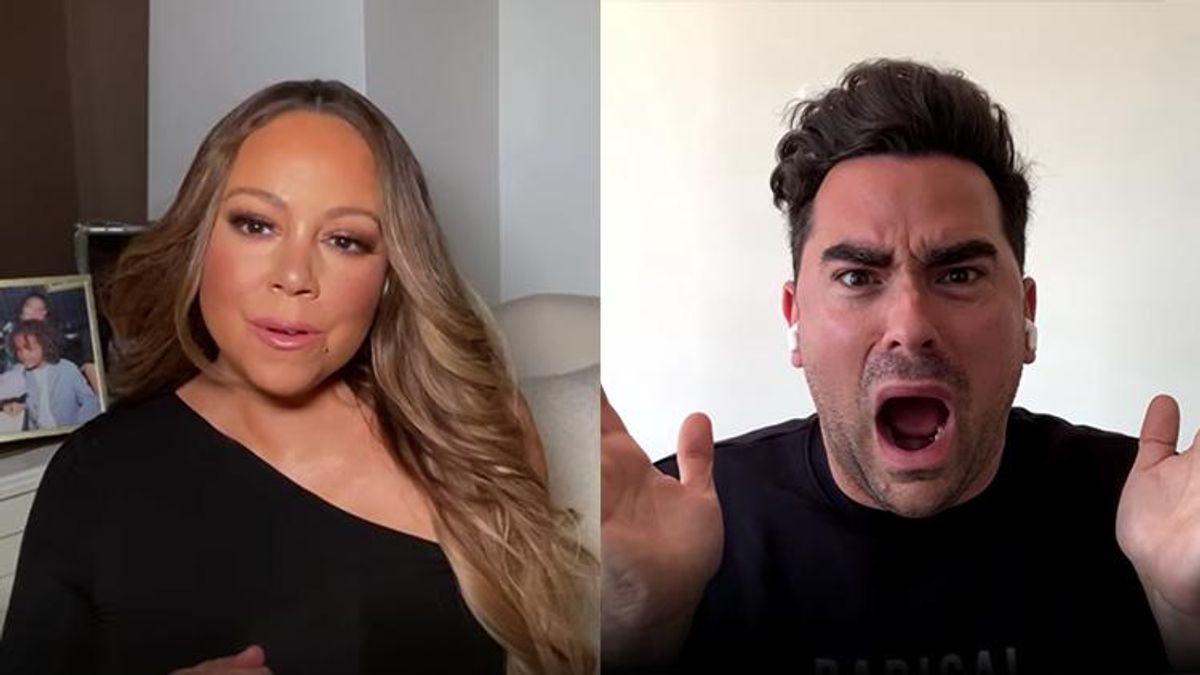 'Schitt's Creek' Cast Reunites for Hilarious Sketch With Mariah Carey