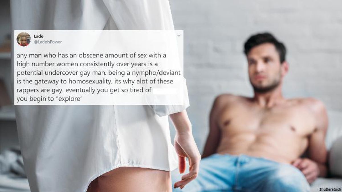 This Tweet Claims Men Who Have a Lot of Sex With Women Are Gay